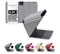 Philbert Danish Design Lux Hood - Parasole 4 in 1 per laptop, protezione per la privacy, protezione dal calore, miglioramento del contrasto, adatto per laptop da 15"-16", custodia autoportante con