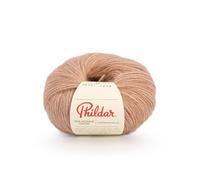 Phildar - Gomito di lana Phil Mohair cotone - lana da lavoro - 60% Mohair - 40% cotone - ago n. 5 - colore cammello