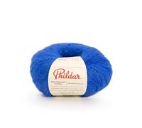 Phildar - Gomito di lana Phil Mohair cotone - lana da lavoro - 60% Mohair - 40% cotone - ago n. 5 - Colore oltremare