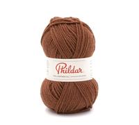 Phildar - Gomito di lana Phil Partner 3,5 - Lana da lavoro - 25% lana pettinata, 25% acrilico, 50% poliammide, ago n. 3,5 - Colore orsetto