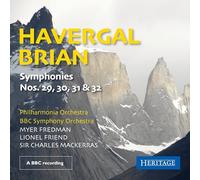Philharmonia Orchestra; BBC Symphony Orchestra; Myer Fredman; Charles Mackerras; Lionel Friend - Havergal Brian: Symphonies Nos. 29, 30, 31 & 32