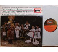 PHILHARMONISCHES STAATSORCHESTER HAMBURG - UNGARISCHE TÄNZE UNGARISCHE RHAPSODIE SLAWISCHE TÄNZE EUROPA # E 159 Johannes Brahms, Franz Liszt, Anton Dvorak, PHILHARMONISCHES STAATSORCHESTER HAMBURG RICHARD MÜLLER-LAMPERTZ