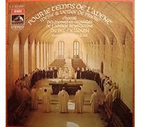 PHILIBERT ZOBEL/ABBAYE DU BEC-HELLOUIN pr le temps de l'avent LP 1973 Emi EX++