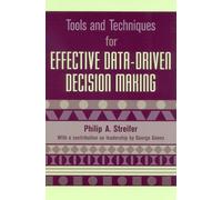 Philip A. Strei Tools and Techniques for Effective Data-Driven Decis (Tascabile)