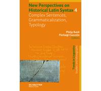 Philip Baldi Complex Sentences, Grammaticalization, Typology (Copertina rigida)