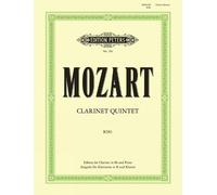 Edition Peters – Partitura Quintetto K581 arrangiato in Si bemolle per clarinetto e pianoforte