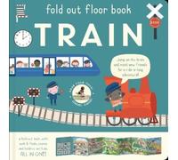 Philip Dauncey Fold out floor- Train (Libro di cartone) Fold out floor