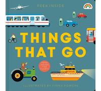 Philip Dauncey Peek Inside - Things That Go (Libro di cartone) Peek Inside
