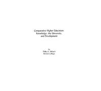 Philip G. Altbach Comparative Higher Education (Copertina rigida)