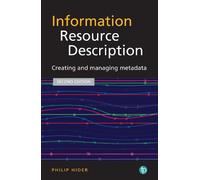 Philip Hider Information Resource Description (Tascabile)