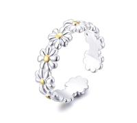 Philip Jones Anello regolabile dell'eternità margherita