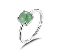 Philip Jones Anello regolabile in avventurina verde