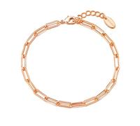 Philip Jones Bracciale piccolo con graffette, placcato oro rosa