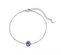 Philip Jones Cavigliera in Cristallo Viola Chiaro creata con Cristalli Zircondia®