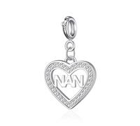 Philip Jones Ciondolo a forma di cuore creato con cristalli Zircondia