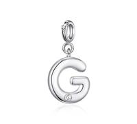 Philip Jones Ciondolo con iniziale lettera G creato con cristalli Zircondia