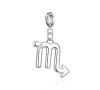 Philip Jones Ciondolo con segno zodiacale dello Scorpione creato con cristalli Zircondia