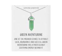 Philip Jones Collana con Pietre preziose avventurina Verde