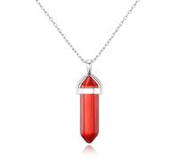 Philip Jones Collana di Pietre preziose autentiche in corniola