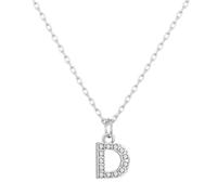 Philip Jones Pave Iniziale Collana Lettera D Creata con Cristalli Zircondia®