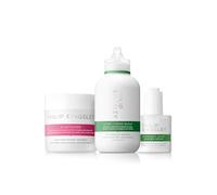 Philip Kingsley Kit per capelli sani e cuoio capelluto - Maschera elastica per capelli con trattamento di riparazione, shampoo antiforfora per cuoio capelluto squamoso/prurito e siero barriera per