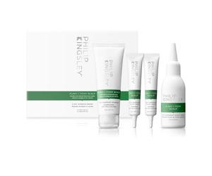 Philip Kingsley | Kit regime traballante/pruriginoso | Shampoo, tonico e due maschere antiforfora per cuoio capelluto squamoso, pruriginoso, secco e grasso | Set Di 4