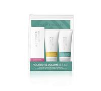Philip Kingsley | Set da viaggio per la cura dei capelli Nourish And Volume | Contiene Elasticizer, Shampoo per il Body Building e Balsamo Riequilibrante Moisure | 3 x 75ml