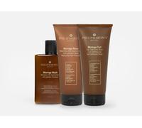 Philip Martin's Moringa Wash+Rinse+Curl 320+200+200ml-kit capelli ricci e mossi