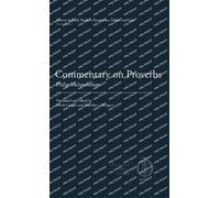 Philip Melanchthon Commentary on Proverbs (Copertina rigida)