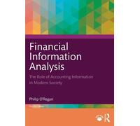 Philip O'Regan Financial Information Analysis (Tascabile)