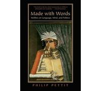 Philip Pettit Made with Words (Tascabile)