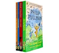 philip pullman collection set di 4 libri (la figlia del fabbricante di fuochi d'artificio, Clockwork, ero un topo!: oppure, le pantofole scarlatte, lo spaventapasseri e il suo servitore)