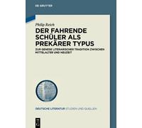 Philip Reich Der Fahrende Schüler als prekärer Typus (Copertina rigida)