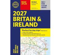 Philip’s 2027 Road Atlas Britain & Ireland Paperback A4: Super-clear mapping