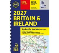 Philip’s 2027 Road Atlas Britain & Ireland: Spiral A4 edition (Anello, filo)