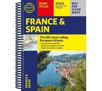 Philip`S Maps Philip's France and Spain Road Atlas (Anello, filo)