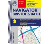 Philip`S Maps Philip's Navigator Street Atlas Bristol & Bath (Anello, filo)