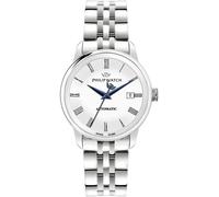 Philip Watch Anniversary R8223150006 Men's Automatic Watch - Stainless Steel, White Dial