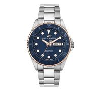 Philip Watch Caribe Diving R8223597033 Men's Automatic Watch - Blue Dial, Stainless Steel Bracelet