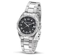 Philip Watch Caribe Orologio Donna, Tempo e data, Analogico - 39x31,3mm