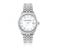 Philip Watch Orologio Uomo Caribe R8253597075 Analogico Tempo e data Bianco 46x38,8mm
