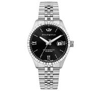 Philip Watch Caribe R8253597076 Men's Quartz Watch - Black Dial, Stainless Steel Bracelet