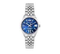Philip Watch Orologio Donna, Tempo, Data, Analogico, Cinturino in Acciaio, Collezione Caribe con Diamanti - R8253597655
