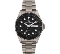 Philip Watch R8223597036 Caribe Titanium Men's Watch - 42mm, Black Dial, Automatic