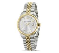 Philip Watch R8253107012 Caribe Men's Watch - 39mm, Silver Dial, Two-Tone Steel