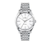Philip Watch Roma R8223217002 Men's Automatic Watch - Stainless Steel, White Dial