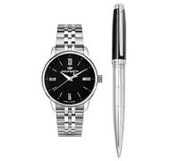 Philip Watch Special Pack Orologio Uomo e Penna, Tempo e Data, Analogico, Impermeabile, Collezione ANNIVERSARY - R8253150043