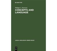 Philipp L. Peterson Concepts and language (Copertina rigida)