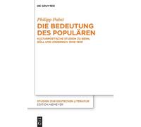 Philipp Pabst Die Bedeutung des Populären (Copertina rigida)