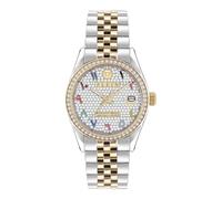 Philipp Plein 32026021 Orologio analogico al quarzo da donna, multicolore, misura unica, Moderno